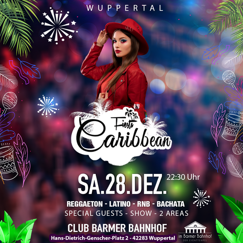 Tickets kaufen für Caribbean Fiesta // Sa.28.12.24// Wuppertal  am 28.12.2024